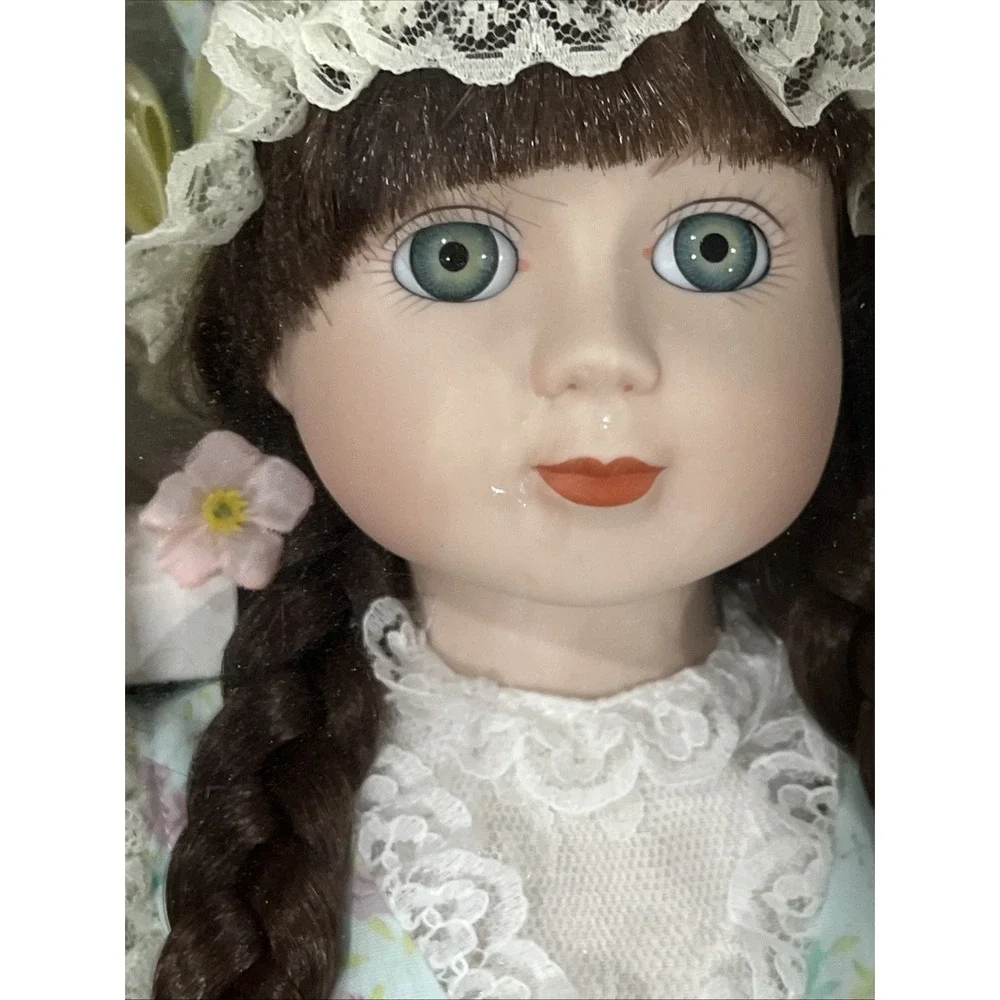 1990 Gorham Dolls of the Month Miss March DM3 15in Porcelain Doll